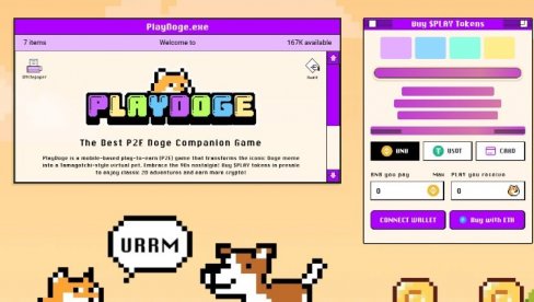 Nova Doge kriptovaluta sa P2E elementima PlayDoge dosegao 5 miliona dolara u eksplozivnoj pretprodaji