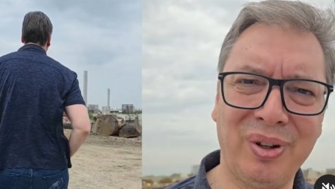 VRI KAO U KOŠNICI! Vučić obišao gradilište za Ekspo i nacionalni stadion - Da se sve završi na vreme, uskoro rad u tri smene (VIDEO)