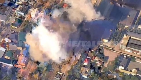 ŠTA JE SVE UNIŠTIO UDAR ISKANDERA: Ruska vojska pogodila ešalon vojne tehnike 117. ukrajinske brigade na putu za Harkov (VIDEO)