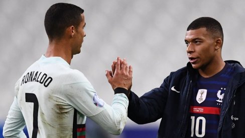 RONALDO MI UVEK POMAŽE! Napadač Francuske Kilijan Mbape i dalje ističe Portugalca kao fudbalskog idola