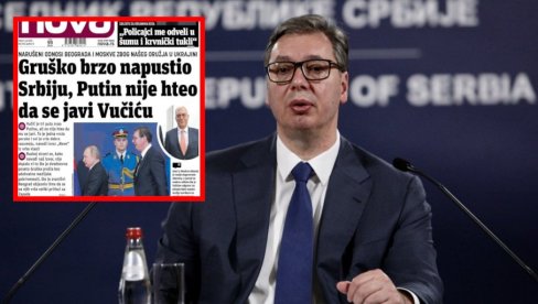 VUČIĆ RAKSRINKAO LAŽI NOVE S I POSTAVIO PITANJE: Kada i preko koga sam izrazio želju da razgovaram sa Putinom?