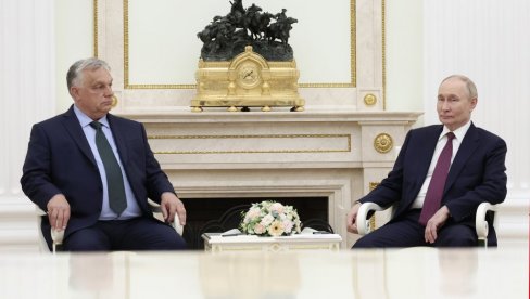 СВИ ДЕТАЉИ НА СТОЛУ: О чему разговарају Путин и Орбан