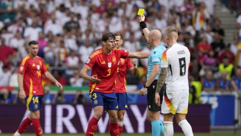 ШПАНИЈА - НЕМАЧКА: Какво четвртфинале ЕУРО 2024! Да ли је ово рагби или фудбал? (ФОТО)
