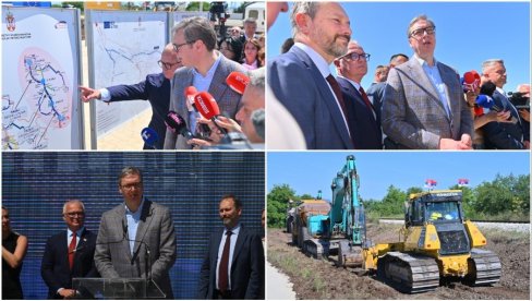 VUČIĆ NA CEREMONIJI POČETKA IZGRADNJE ŽELEZNIČKE OBILAZNICE: Ova pruga donosi razvoj, napredak i budućnost za Niš (FOTO/VIDEO)