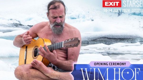 Wim Hof na otvaranju EXIT festivala!