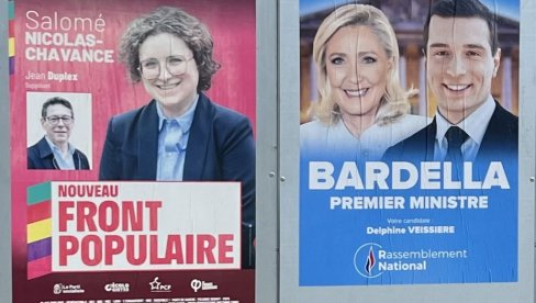 PRVI REZULTATI IZBORA U FRANCUSKOJ: Debakl Marin Le Pen u drugom krugu, Melanšon pobednik!
