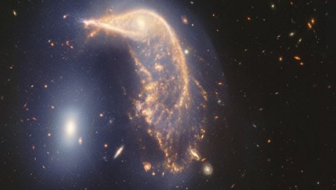 ПИНГВИН И ЈАЈЕ НА МЕТИ НАСА: Америчка свемирска агенција објавила слике две галаксије које је направио телескоп Џејмс Веб