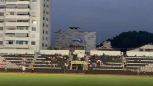 SRAMNE PROVOKACIJE PRED UTAKMICU BORCA: Pesme o terorističkoj OVK puštene na stadionu