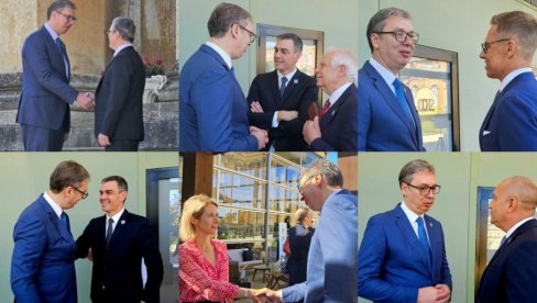 VUČIĆ NA SAMITU U LONDONU: Važni susreti srpskog predsednika sa evropskim zvaničnicima (VIDEO)