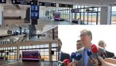 VUČIĆ NA AERODROMU KONSTANTIN VELIKI: Predsednik u obilasku novog terminala (FOTO/VIDEO)