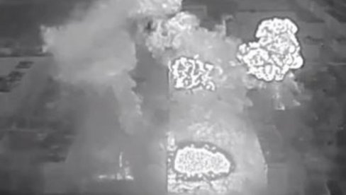 TRESAO SE KRIM: Ukrajinci američkim oružjem udarili na skladište municije na aerodromu (VIDEO)
