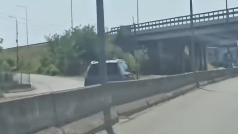 NOVI SNIMAK BAHATE VOŽNJE RAZBESNEO SVE: Nesavesni vozač na auto-putu kod Niša išao u kontra smeru (VIDEO)