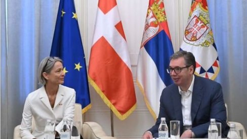DANSKA JEDAN OD NAJZNAČAJNIJIH SKANDINAVSKIH PARTNERA: Vučić primio u oproštajnu posetu ambasadorku Šajn