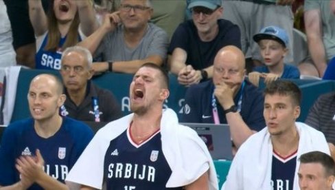 KAKAV ČOVEK! KAKVA EKIPA! Svi pričaju o onome što je Nikola Jokić uradio na kraju meča Srbija - Portoriko