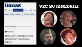 OVO SU NOVI LIDERI OPOZICIJE U SRBIJI: Nasilni i nepismeni, teorijama zavere plaše narod i pozivaju na građanski rat (VIDEO)
