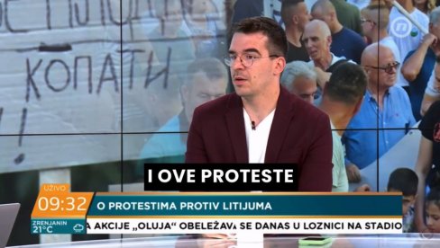 ОПОЗИЦИОНИ АНАЛИТИЧАР САСУО ИСТИНУ НА ШОЛАКОВОЈ ТВ НОВА: Протесте организује опозиција, а воде их теоретичари завере!  (ВИДЕО)