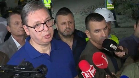 VUČIĆ OBILAZI GRADILIŠTE: Predsednik u poseti Dečjoj bolnici Tiršova 2