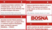 PET TEKSTOVA ZA 24 SATA! Islamistička “Slobodna Bosna” u žestokoj kampanji protiv Vučića, lažima podržavaju opoziciju (FOTO)