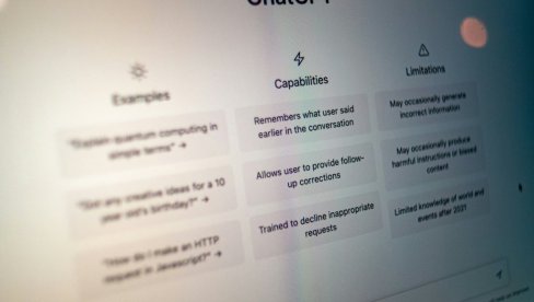 OPEN AI UPOZORAVA: Korisnici bi mogli da se previše emotivno vežu za ChatGPT-a