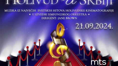 HOLIVUD U SRBIJI: Koncert sa numerama iz najvećih holivudskih filmova u Beogradu