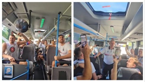 SVETISLAV PEŠIĆ NIJE MOGAO DA VERUJE! Evo šta su košarkaši Srbije pevali u autobusu posle osvajanja olimpijske bronze (VIDEO)