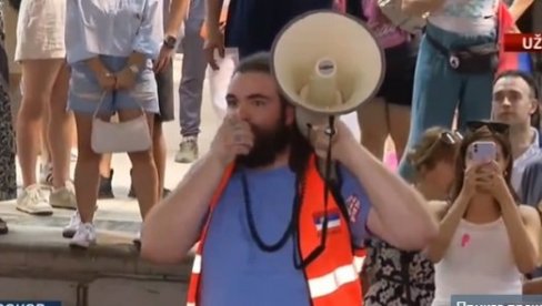 ĐILASOV DEMONSTRANT PRIZNAO: Hoćemo da uništimo srpsku privredu (VIDEO)