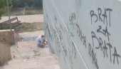 FARBAJU GRAFITE NA SRPSKOM JEZIKU: I danas nastavljeni radovi na mostu na Ibru