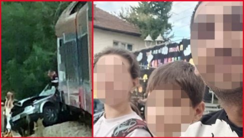 САХРАЊЕНИ БРАТ (12) И СЕСТРА (14) ПОГИНУЛИ У СУДАРУ С ВОЗОМ: Отац сломљен од бола грлио сандуке