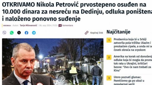 KOJA JE TO SPREGA IZMEĐU OPOZICIJE I SUDA? Odluka o ukidanju presude Nikoli Petroviću prvo stigla kod opozicije