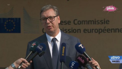 PRVI NOVAC STIŽE VEĆ KRAJEM OKTOBRA Vučić iz Brisela: Za Srbiju opredeljeno oko milijardu i 580 miliona (VIDEO)