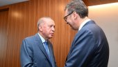 VUČIĆ I ERDOGAN O BILATERALNIM ODNOSIMA DVE ZEMLJE: Na stolu zajednički projekti i poseta turskog predsednika Srbiji