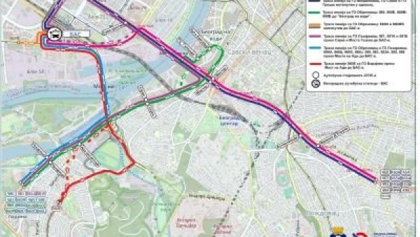 НОВЕ ТРАСЕ ПРИГРАДСКИХ ЛИНИЈА: После отварања нове аутобуске станице