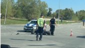 OBOREN MOTOCIKLISTA U NOVOM SADU: Policija na licu mesta, delovi dvotočkaša rasuti po putu (FOTO)