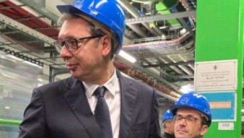 VUČIĆ U CERN-u: Ponosan na Srbiju, znajući da i naša pamet učestvuje u najvećem naučnom eksperimentu našeg vremena (VIDEO)