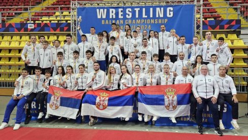 DOMINACIJA U SKOPLJU: Srpski rvači osvojili 29 medalja na Balkanijadi