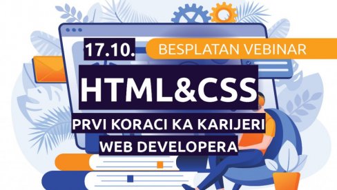 BESPLATNA HTML&CSS RADIONICA: Prvi koraci ka karijeri  Web Developer-a