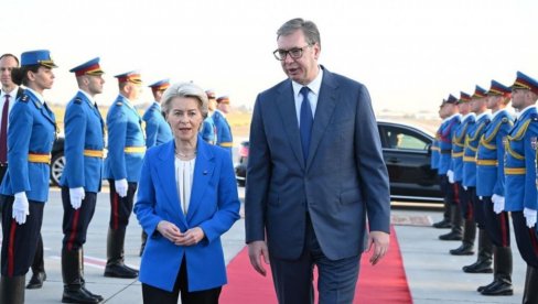 VUČIĆ SUTRA SA URSULOM FON DER LAJEN: Predsednica Evropske komisije u poseti Srbiji VUČIĆ SUTRA SA URSULOM FON DER LAJEN: Predsednica Evropske komisije u poseti Srbiji
