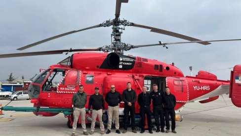 MUP SRBIJE POSLAO POMOĆ GRČKOJ: Helikopter upućen na planine opštine Pagajo da pomogne u gašenju šumskog požara (FOTO)