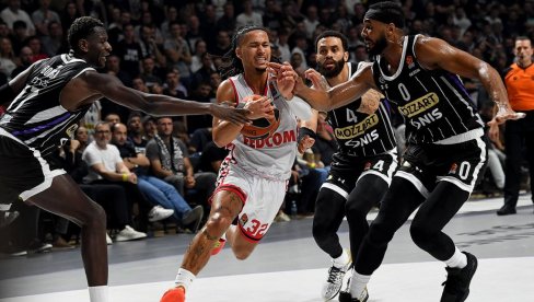 PRENOS, MONAKO - PARTIZAN: Crno-beli na teškom gostovanju u Evroligi