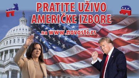 IZBORI U AMERICI UŽIVO NA PORTALU NOVOSTI: Pratite iz minuta u minut najnovija dešavanja sa birališta u SAD