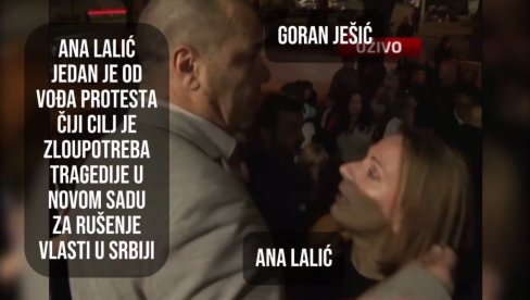 ANA LALIĆ SA GORANOM JEŠIĆEM PREDVODI PROTESTE: Otišla u Bosnu da napada Srbe, pričala o dosrbljavanju Vojvodine