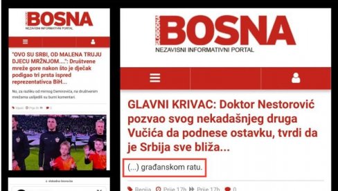 BOSANSKI ISLAMISTI PORUČUJU DA SU SRBI BOLESNA GAMAD: Podržavaju Nestorovića i nadaju se građanskom ratu u Srbiji (FOTO)