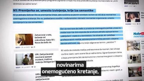 LICEMERJE N1: Ono što danas po njima nije nasilje prošle godine bilo međunarodni skandal (VIDEO)