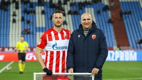 SPAJO, HVALA TI, ŠTO SI BIO SRCE I DUŠA TIMA! Crvena zvezda se emotivno oprostila od kapitena