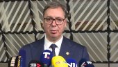 VUČIĆ SE OBRAĆA IZ BRISELA: Imao sam razgovor sa Plenkovićem oko američkih sankcija NIS-u