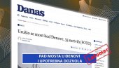 PAD MOSTA U ĐENOVI I UPOTREBNA DOZVOLA: Antisrpska opozicija i njeni NATO mediji koriste nesreću u Novom Sadu zarad svojih ličnih interesa