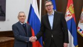 VUČIĆ SA RUSKIM AMBASADOROM HARČENKOM: Da predstojeća godina donese prekid svih sukoba i dugo očekivani mir za sve (FOTO)