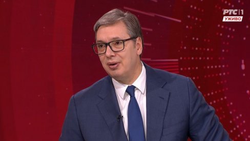 ВУЧИЋ НА РТС-У: Председник Србије говори о свим најважнијим темама ВУЧИЋ НА РТС-У: Председник Србије говори о свим најважнијим темама