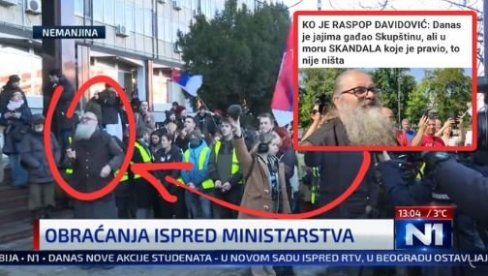 RASPOP ANTONIJE NA PROTESTU STUDENATA: Za SPC je sektaš a za opoziciju novi patrijarh