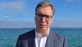 VUČIĆ NA PUTU KA HILANDARU Predsednik objavio video i poručio: Sačuvaćemo Srbiju i nikome nećemo dozvoliti da je vrati u prošlost